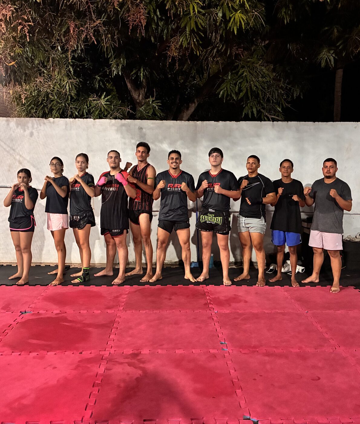 Equipe RJR Fight reunida